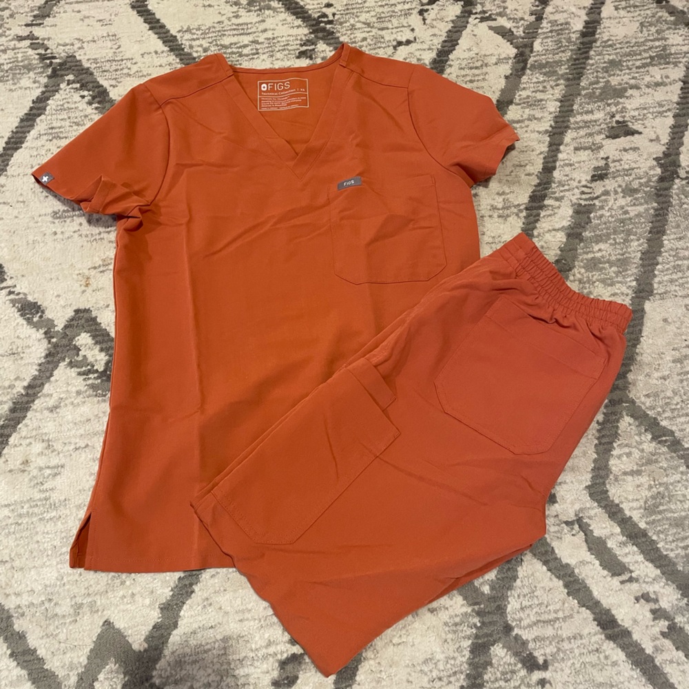 Terracotta FIGS Top & Bottom Size XS
